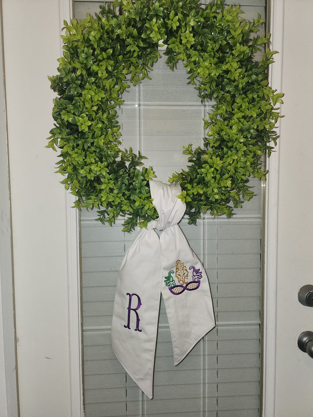 Wreath Sash