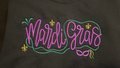 Mardi Gras Embroidered Sweatshirt