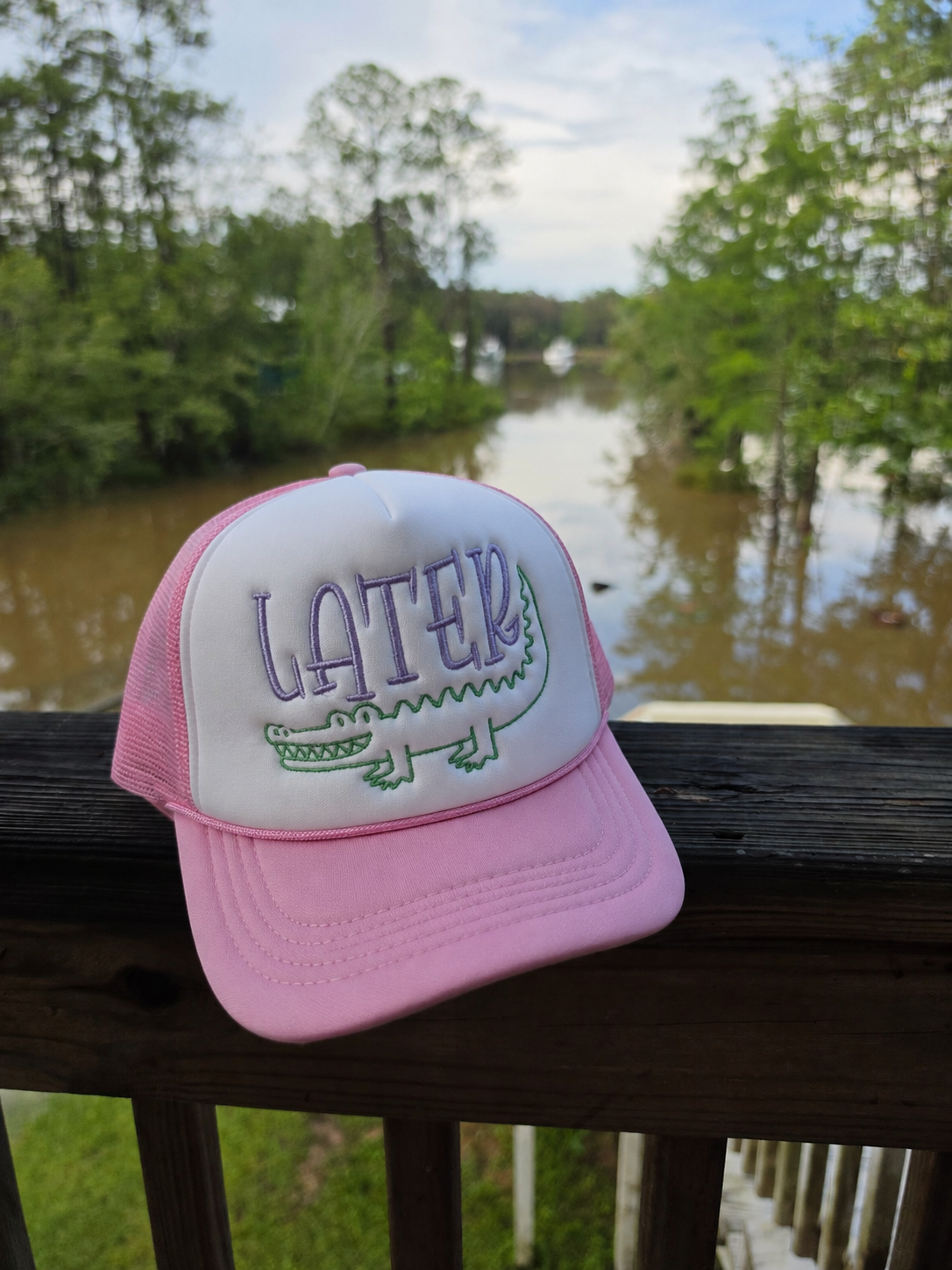 Embroidered LATER GATOR hat