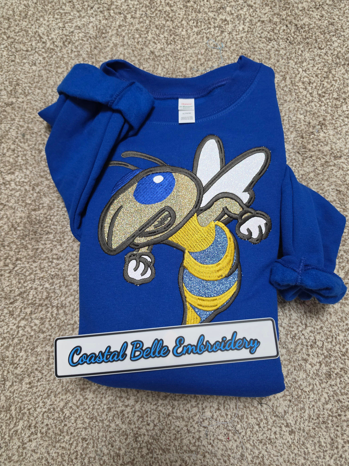 Custom Embroidered Hornet Sweatshirt