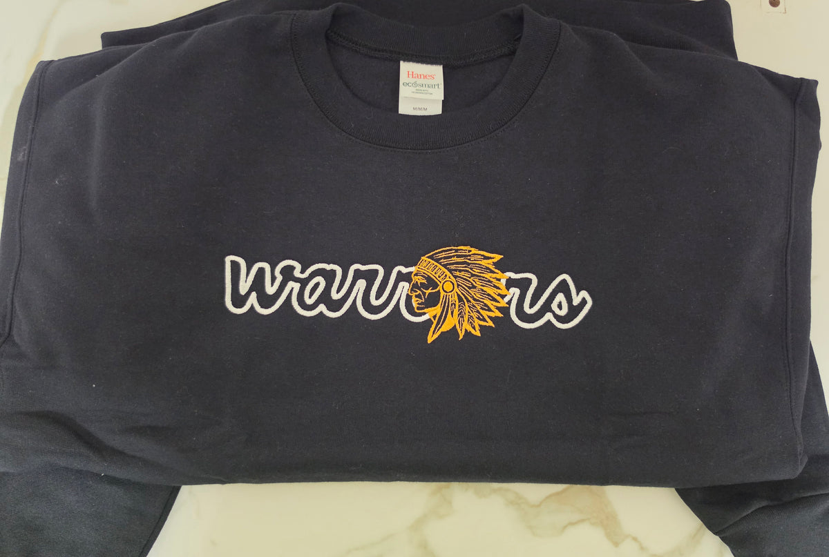 Warriors Embroidered Sweatshirt