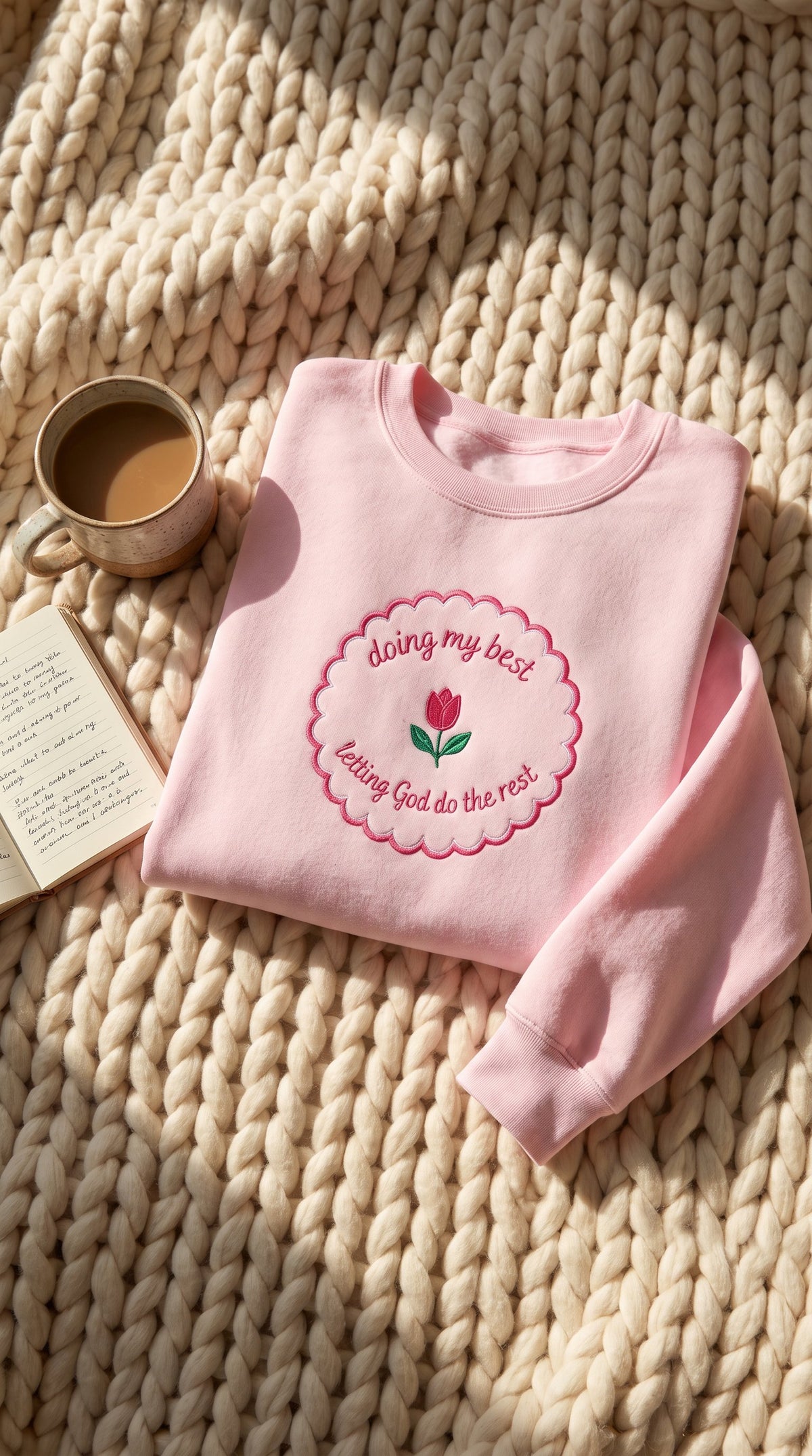 Embroidered Faith Sweatshirt
